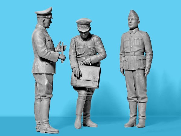 1/24 Type G4 with MG 34 and German Staff Personnel