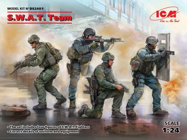 1/24 S.W.A.T. Team (4 figures)