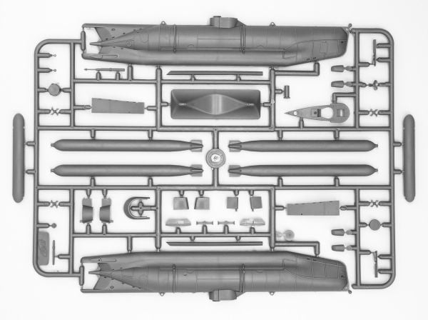 1/72 U-Boat Type XXVIIB “Seehund” (early) WWII German Midget Submarine