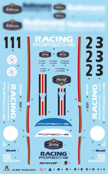 1/24   PORSCHE 956