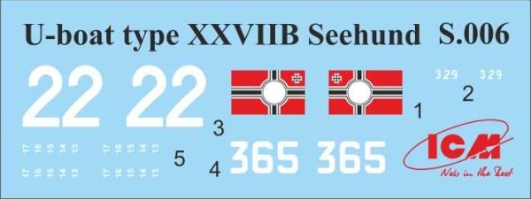 1/72 U-Boat Type XXVIIB “Seehund” (early) WWII German Midget Submarine