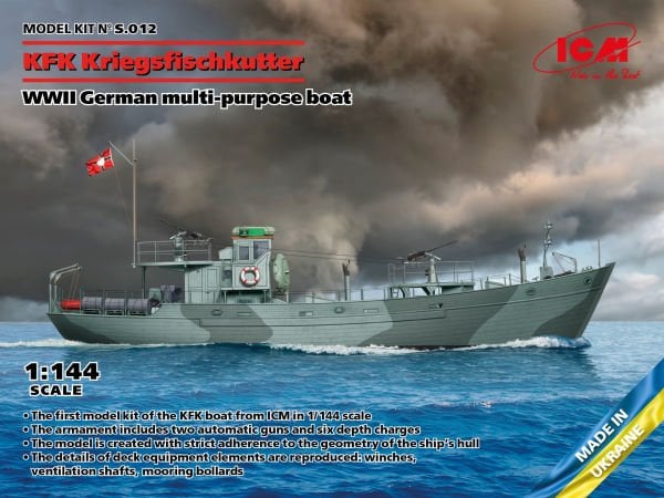 1/144 KFK Kriegsfischkutter WWII German multi-purpose boat