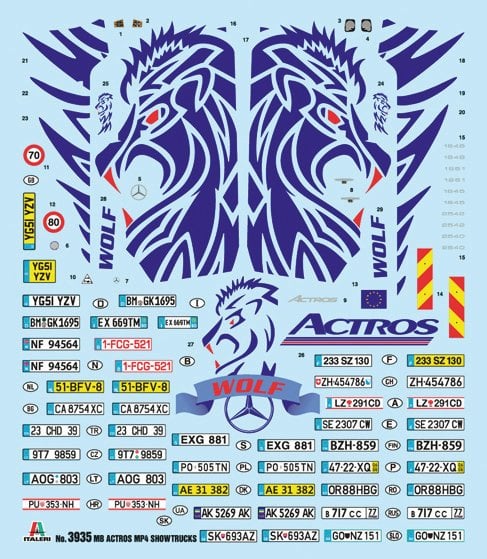 1/24  Mercedes-Benz ACTROS MP4 Giga Space