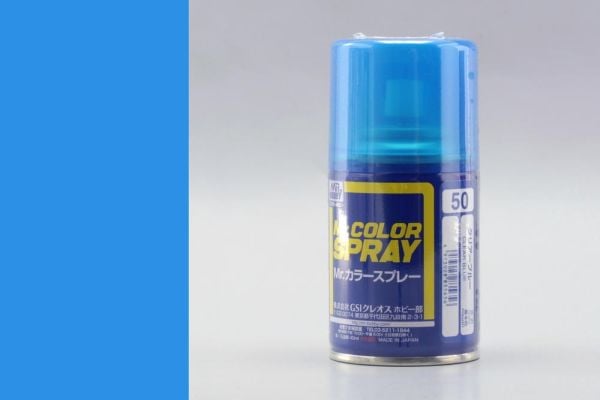 50 CLEAR BLUE