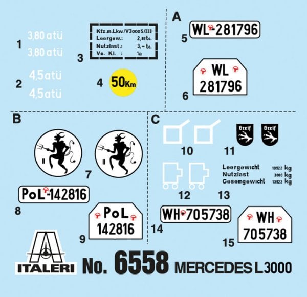 1/35  MERCEDES - BENZ L3000 S