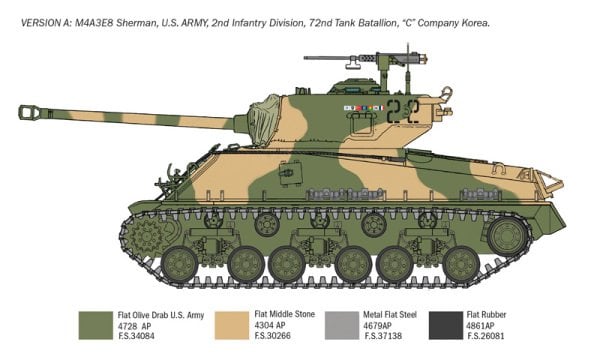 1/35   Sherman M4A3E8 - Korean War
