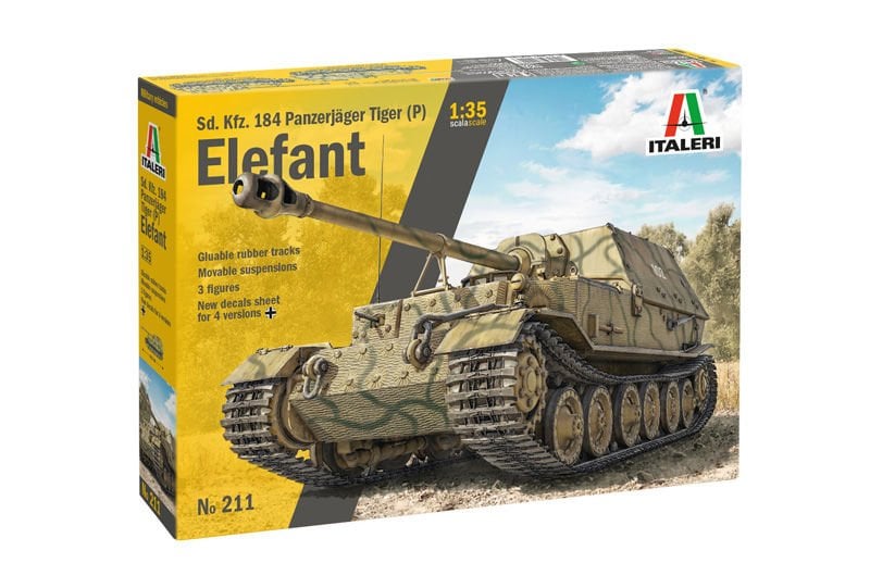 1/35 ELEFANT Sd. Kfz.184 Panzerjager Tiger (P)