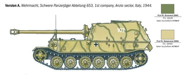 1/35 ELEFANT Sd. Kfz.184 Panzerjager Tiger (P)