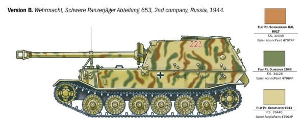 1/35 ELEFANT Sd. Kfz.184 Panzerjager Tiger (P)