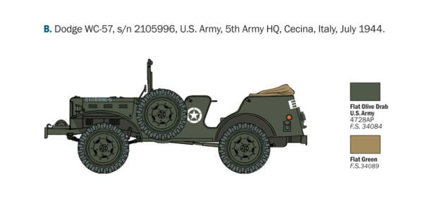 1/35 Dodge WC-56/57 Command Car