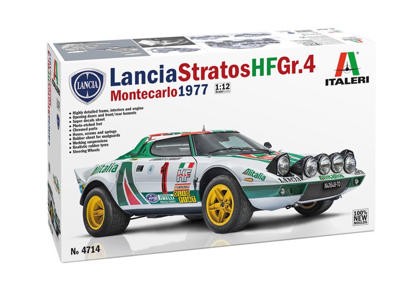 1/12 Lancia stratos HF Gr.4 Monte Carlo 1977