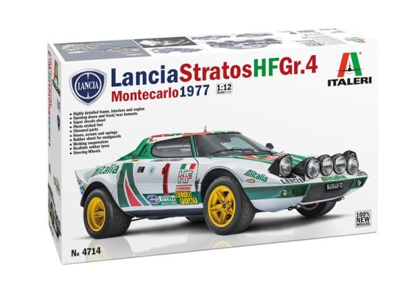 1/12 Lancia stratos HF Gr.4 Monte Carlo 1977