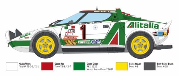 1/12 Lancia stratos HF Gr.4 Monte Carlo 1977