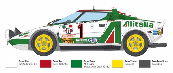 1/12 Lancia stratos HF Gr.4 Monte Carlo 1977