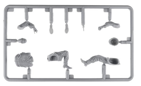 1/35 GERMAN TANK RIDERS SET 1 (RESIN HEAD)