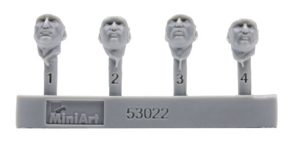 1/35 GERMAN TANK RIDERS SET 1 (RESIN HEAD)