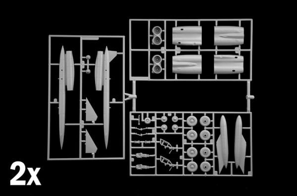 1/72    B-52G Stratofortress Early version with Hound Dog Missiles