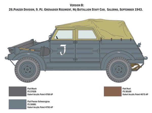ITALERI KDF.1 TYPE 82 KUBELWAGEN