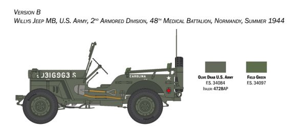 1/24  Willys Jeep MB 80th Anniversary 1941-2021