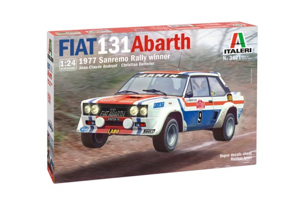 1/24   Fiat 131 Abarth 1977 Sanremo Rally Winner
