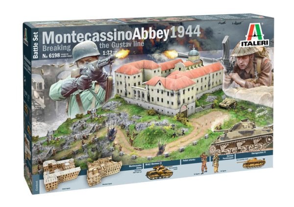 1/72  Montecassino Abbey 1944 Breaking the Gustav Line - BATTLE SET