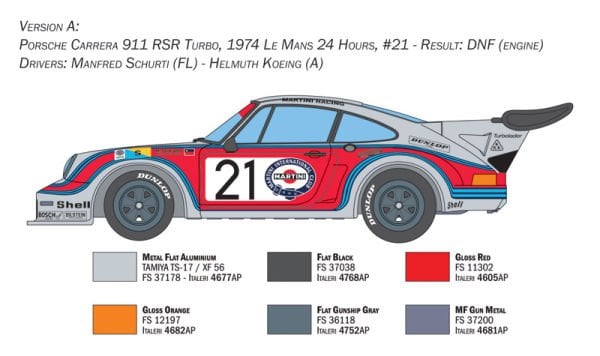 1/24 Porsche Carrera RSR Turbo