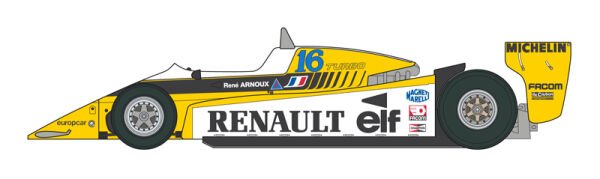 1/12 RENAULT RE 20 Turbo