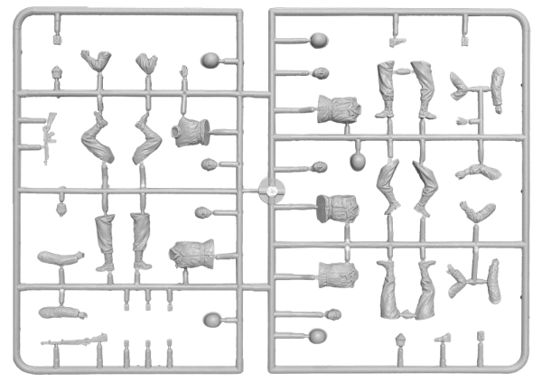 1/35 U.S. JEEP CREW & MP'S