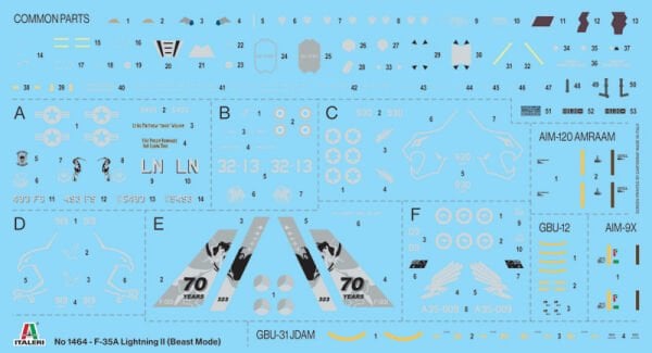 1/72 F-35A LIGHTNING II CTOL version (Beast Mode)