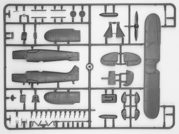 1/72 Heinkel He 51A-1 German Biplane Fighter