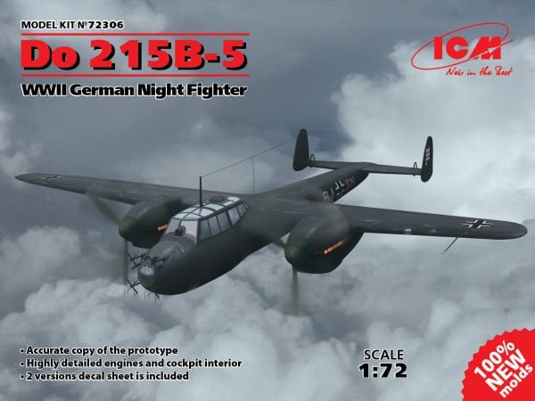 1/72 Do 215B-5 WWII German Night Fighter
