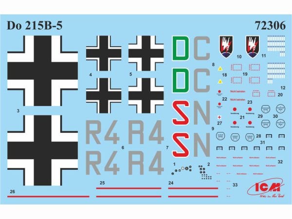 1/72 Do 215B-5 WWII German Night Fighter