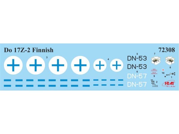 1/72 Do 17Z-2 WWII Finnish Bomber