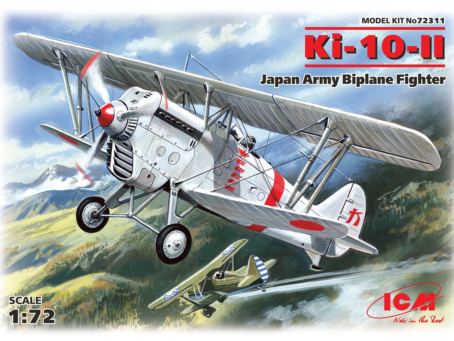 1/72 Ki-10-II Japan Army Biplane Fighter