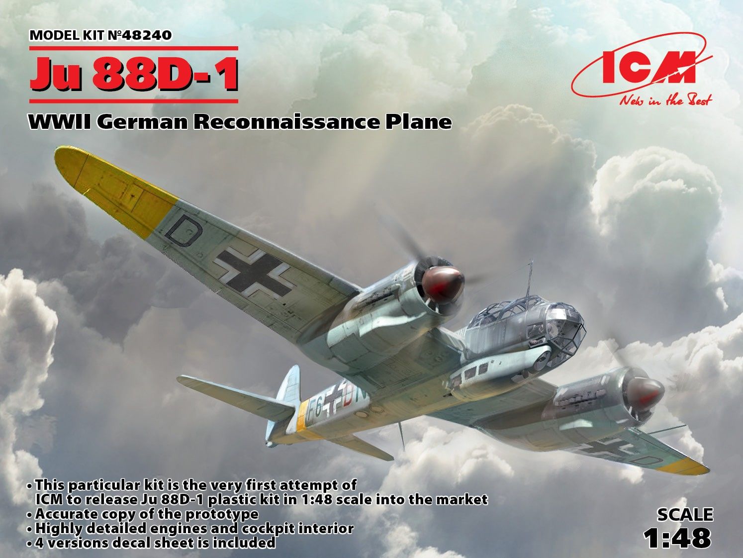 1/48 Ju 88D-1 WWII German Reconnaissance Plane