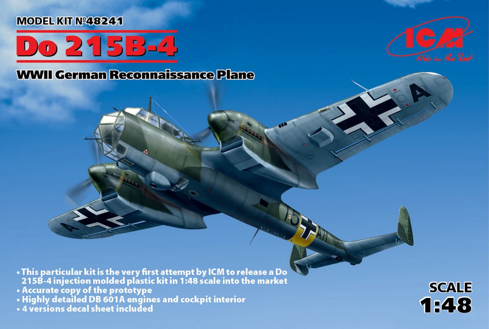 1/48 Do 215 B-4 WWII German Reconnaissance Plane
