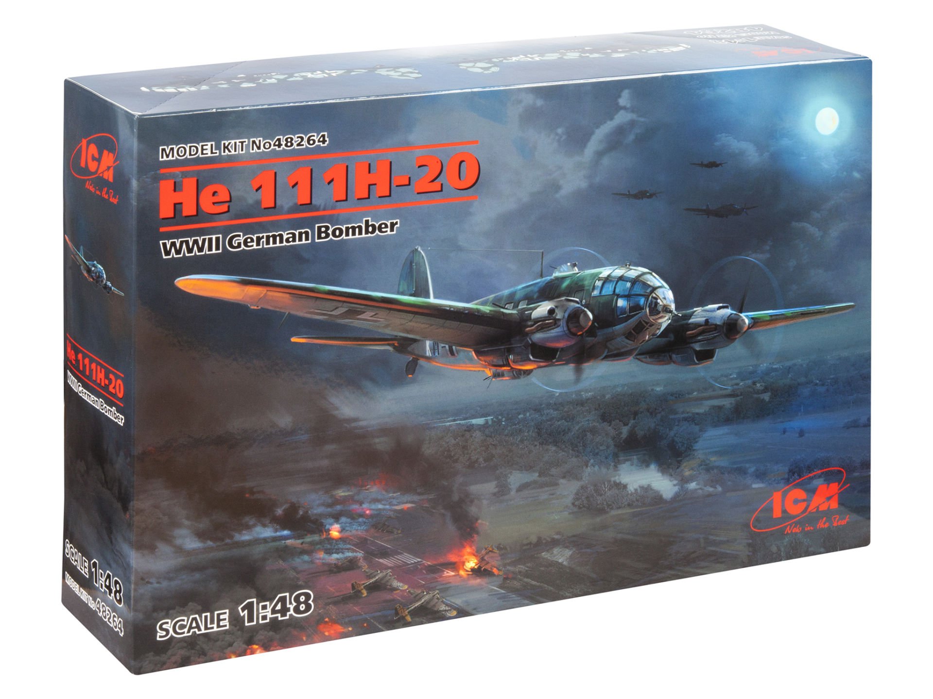 1/48 He 111H-20 WWII German Bomber