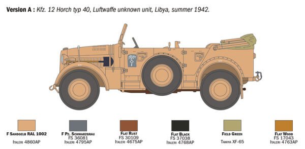 1/35   Kfz. 12 Horch 901 typ 40 frühen Ausf.