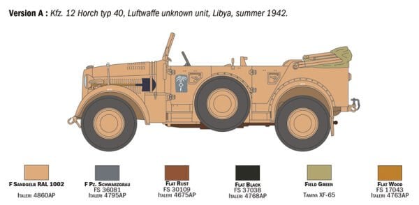 1/35   Kfz. 12 Horch 901 typ 40 frühen Ausf.