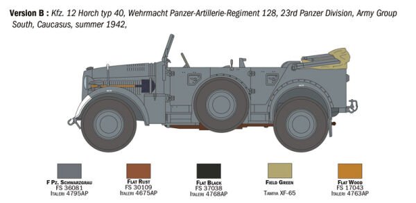 1/35   Kfz. 12 Horch 901 typ 40 frühen Ausf.