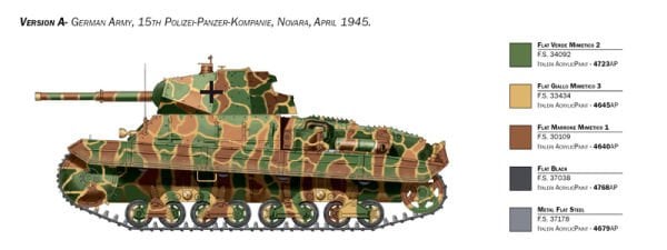 1/35  Carro Armato P40