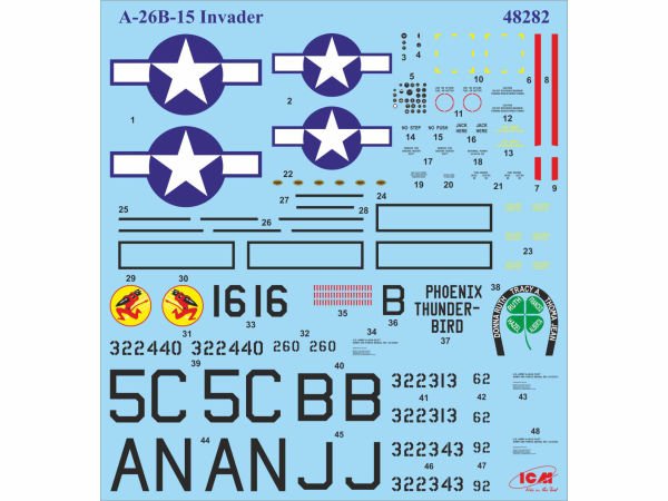1/48 A-26B-15 Invader WWII American Bomber