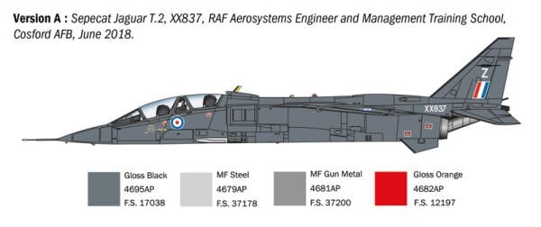 1/72  Jaguar T.2 R.A.F. Trainer