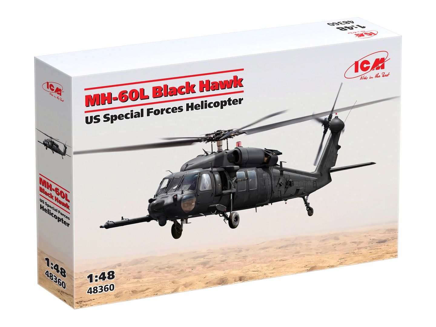 1/48 MH-60L Black Hawk US Special Forces Helicopter