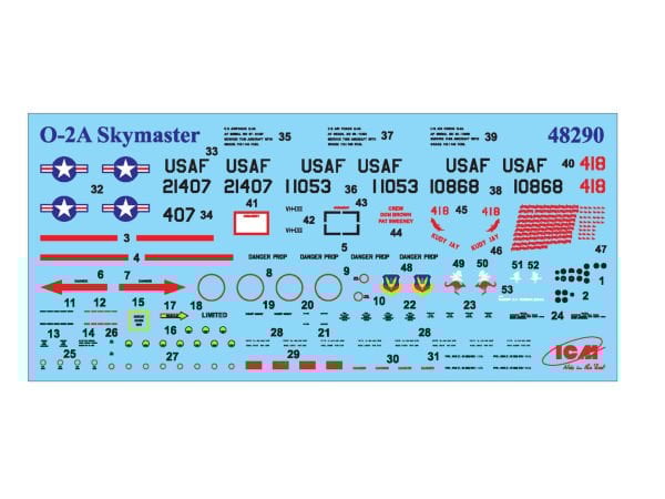 1/48 Cessna O-2A Skymaster American Reconnaissance Aircraft