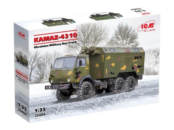 1/35 KAMAZ-4310 Ukrainian Military Box Truck