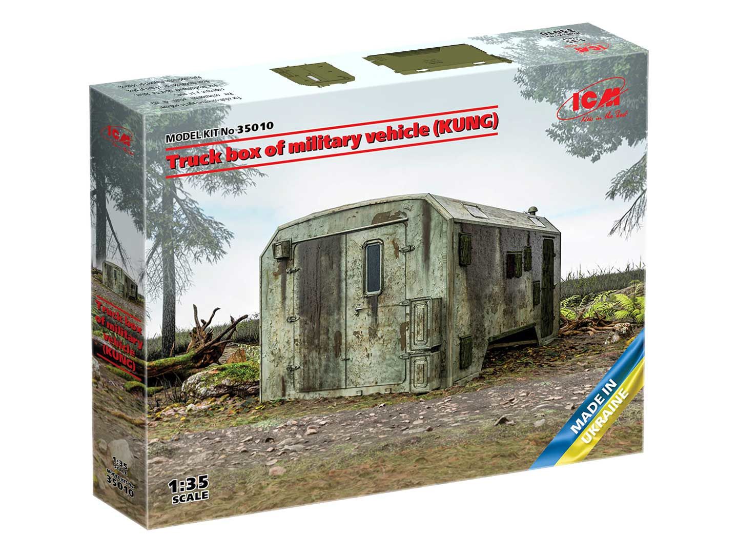 1/35  Truck box of military vehicle (KUNG)