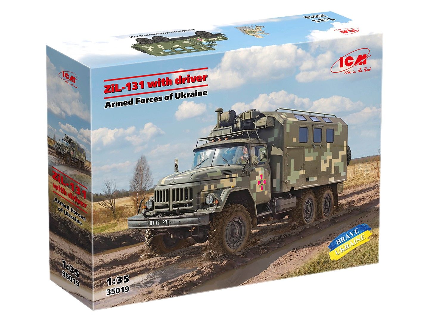 1/35 ZIL-131 with driver Armed Forces of Ukraine