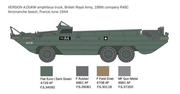 1/35 DUKW 2½ GMC truck amphibious version - D DAY eighty years
