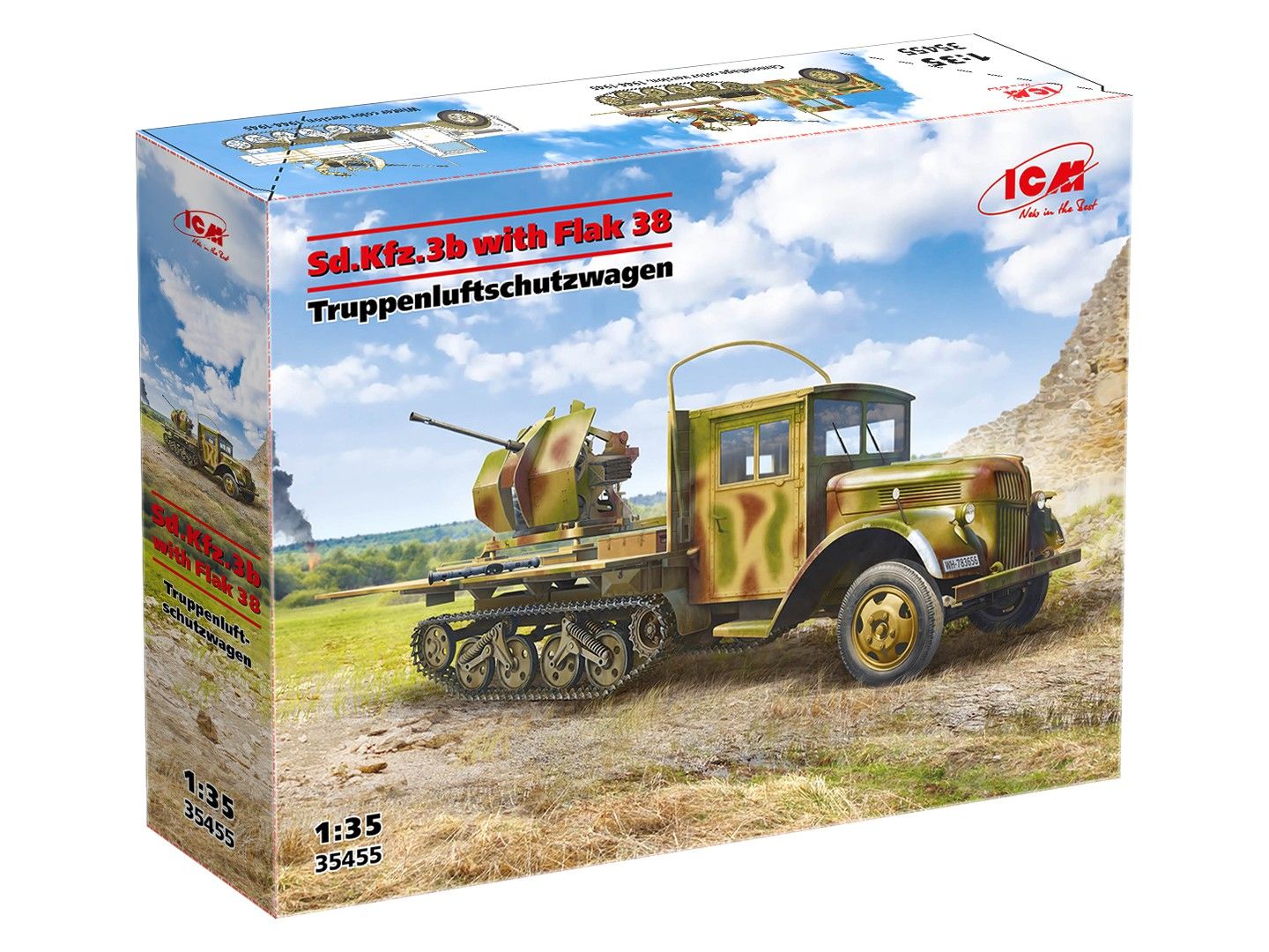 1/35 Sd.Kfz.3b with Flak 38 Truppenluftschutzwagen